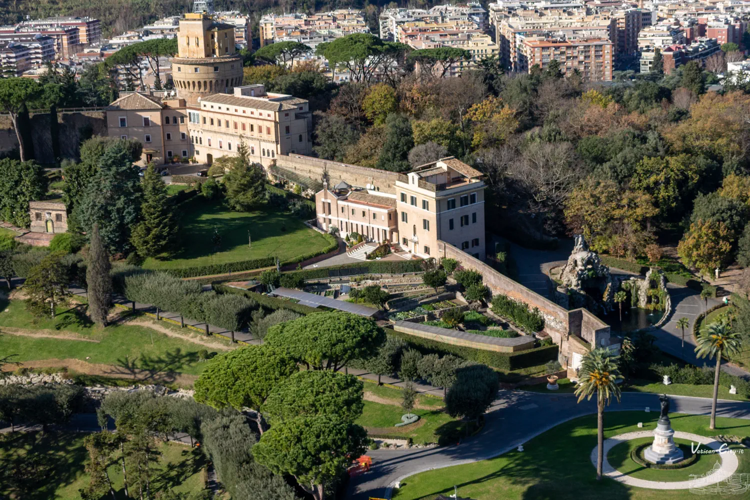 Vaticaanse tuinen Mater Ecclesiae